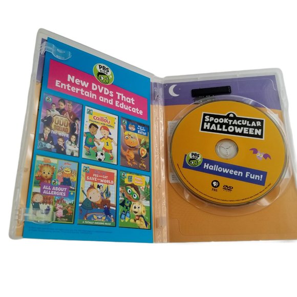 PBS Kids DVD Halloween Fun Spooktacular Halloween Word World Caillou Peg + Cat - Picture 4 of 4